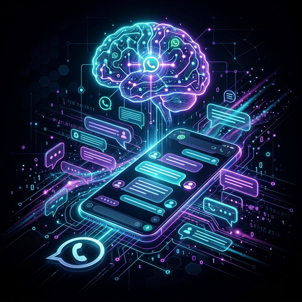 AI chatbot on website and WhatsApp automation